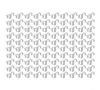 EffiFish Stainless Steel Solar Panel Water Guide Clamp, Automatic Drainage Buckle For 30Mm/35mm Photovoltaic Frames, Outdoor Rainwater Removal Kit 100Pcs(35mm)