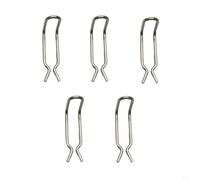 EffiFish Stainless Steel Spring Clamp Clip Set For Karcher K3 K4 K5 K6 For K7 Pressure Washer Hose Pipe For Secure Connection (5 PACK)