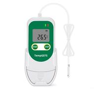 EffiFish Temperature Humidity Data Logger with 34560 Records,Configurable Interval & PDF Reports for Cold Storage,Warehouse,Refrigerated Vehicle