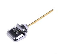 EffiFish Toilet Tank Wrench Side Push Button Flush Valve ABS Manual Replacement for Square Hole Installation Easy Silver