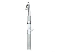 EffiFish Ultra Short Fishing Rod ML Power Carbon Telescopic Lure Pole Portable 1.6-2.7m For Travel Backpacking Freshwater Bass Trout(H)
