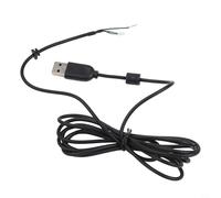 EffiFish USB Repair Cable for Logitech C920 C930e, 1.8m Replacement Webcam Wire for HD Video Streaming and Online Meetings, Black