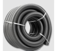 EffiFish Vacuum Cleaner Extension Hose 50Mm,Inner Diameter Threaded Connector Replacement Part 3/4 Meters Length Grey Industrial Grade 3Meters 4M(3meters)