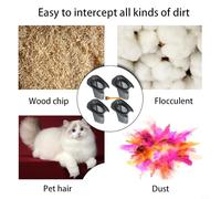 EffiFish Vacuum Cleaner Parts Models Replacement Filter With Cleaning Brush For Devil Vibe 3 Series SD20020 SD20020FDI 2 Pack(4 PACK)