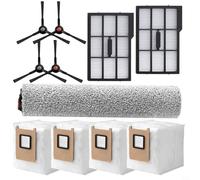 EffiFish Vacuum Cleaner Replacement Parts Filter Kit，Side Brush Roller Mop Dust Bag Compatible For Eufy For Omni E25 E28 For Robot Vacuum