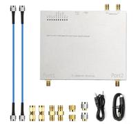 EffiFish VNA Portable Vector Network Analyzer, USB 2-Port Antenna Analyzer 100KHz-6GHz Measuring S Parameters For SMA Connectors And Calibration Kit For RF Engineers