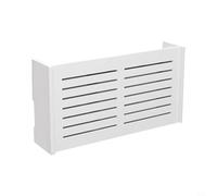 EffiFish Wall-Mounted WiFi Router Storage Box Decorative Cable Organizer Set Top Box Holder With Heat Dissipation Design For Living Room Home Office