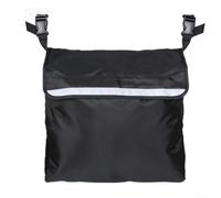 EffiFish Wheelchair Storage Bag Large Capacity Oxford Hanging Organizer Waterproof Rear Seat Pouch for Mobility Scooters 46x18x41cm