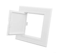 EffiFish White ABS Inspection Port Cover Access Panel Door， For Ceiling Wall Maintenance With Hinged Design Multiple Sizes Available(100x100mm)