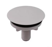 EffiFish White ABS Tap Hole Stopper Cover 49mm Kitchen Sink Blanking for Basin Overflow Hole Finish Simple Push Fit Installation