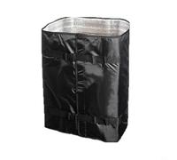 EffiFish Winter Bee Hive Wrap, Adjustable Insulated 600D Oxford Cloth Cover With Pearl Cotton And Aluminium Foil Layers For Cold Weather For Beekeeping Protection, 81 X 23.6 In Black