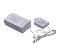 EffiFish Wired Doorbell Kit with 100cm Cable, for CRISP Sound Chime for Home Office Shop Security System, White