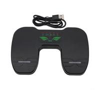 EffiFish Wireless Page Turning Pedal, For Turner - Multi-Function Foot Control With Silent Operation, USB Connectivity, Compatible With Cellphone, Black Page For Turner