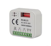 EffiFish Wireless Remote Receiver 300-868MHz Rolling Code Compatible With Nice Faac Sommer For Garage Gate Security System Control(White)
