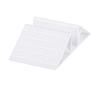 EffiFish Zerodeko 4-Pack Pet Gate Support Feet, White Plastic Triangle Reinforcement Fittings For Stable Freestanding Dog Fence Panels(4 Pack)