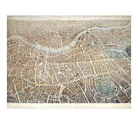 Effingham A Balloon View Of London As Seen From Hampstead Extra Large Art Print Wall Mural Poster Premium XL