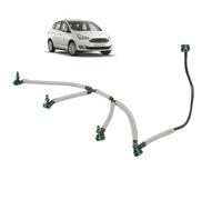 Effitnee Fuel Leak Off Overflow Return Pipe for 3008 5008 DS4 C4 C5 Boxer Focus Galaxy S-Max Modeo Vivaro C Grandland 2.0 TDCi D 2009-2023 Injector Leak Pipe