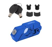 Effitnee Motorcycle Handlebar Lock Universal, Grip Brake Throttle Lock for Sports Bikes Mountain Bike ATVs- Blue
