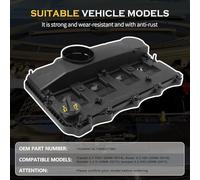 Effitnee Rocker Cover FWD Camshaft Cover Injector Seals 1526690 for Ducato Boxer Transit Jumper 2.2 TDCi 6C1Q6K271BH