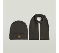 Effo 2-Set Beanie and Scarf - Grey - Men one size