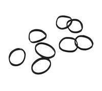 Effol Childrens/kids Slickerbands Non-Snap Plaiting Bands Black (Regular)