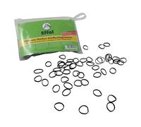 Effol Non-Snap Plaiting Bands - Black - Pack of 400