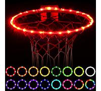 effoo LED Basketball Hoop Lights，Remote Control Basketball Rim LED Light, Change Color by Yourself, Waterproof，Super Bright to Play at Night Outdoors,Good Gift for Kids