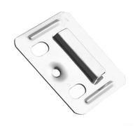 EfforPrac 410 Metal Wall Cladding Buckle Fasteners Silver | 410 stainless steel, 50x35mm size, holds PVC and for wpc panels, rust resistant, silver finish