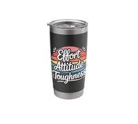 Effort Attitude Toughness Mindset Determination - Stainless Steel Insulated Tumbler
