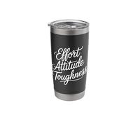 Effort Attitude Toughness Mindset Determination - Stainless Steel Insulated Tumbler