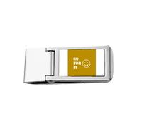 Effort Expression Struggle Meaning Slim Money Clip Stainless Holder Pocket Wallet