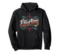 Efforting Focus Silence Mindset Hardwork - Pullover Hoodie