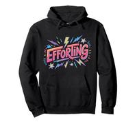 Efforting Focus Silence Mindset Hardwork - Pullover Hoodie