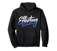 Efforting Focus Silence Mindset Hardwork - Pullover Hoodie