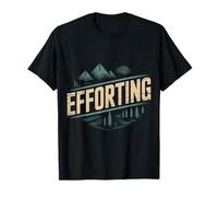 Efforting Focus Silence Mindset Hardwork - T-Shirt