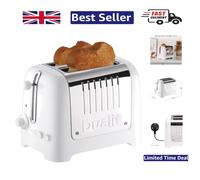 Effortless 2 Slice Lite Toaster with Peek & Pop, Wide Slots & Defrost Mode