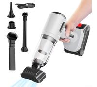 Effortless Cleaning With 4300Pa Suction Wireless Handheld Vacuum Cleaner For Cars And Homes(White)