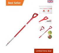 Effortless Gardening with ZMAD 85 cm Aluminium D-Grip Handle - 10- Guarantee