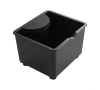 Effortless Grounds Management Knock Box for MINI Setups with Thoughtful Geometry to Contain Mess and Aid Daily Cleaning