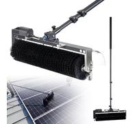 Effortless Solar Panel Cleaning Kit - Automatic Water Fed Pole & Roller Brush Tool for Easy Roof Maintenance, Essential Solar Care Equipment for Optimal Performance