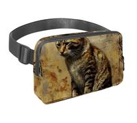 Effortless Style and Functionality, Discover The Perfect Crossbody Bag for Travel, Running, and More, Vintage Cat Pattern