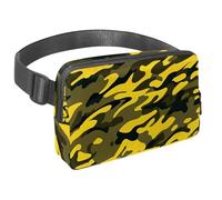 Effortless Style and Functionality, Discover The Perfect Crossbody Bag for Travel, Running, and More, Yellow Camouflage Pattern