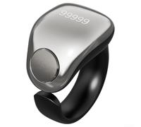 Effortless Tracking with Smart Counter Ring Waterproof, Tracks 9999 Counts, App Integration (tarnish)