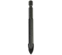 Effortless Triangle Drill Bit for Glass and Ceramics Four Blade Design for Precise Punching on Vitrified Tiles and Full Tile Walls (12mm)