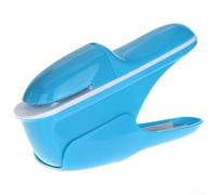 Effortlessly Manage Paperwork with a Sleek Design, Eco Friendly Stapleless Stapler (Blue)