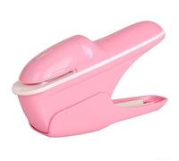 Effortlessly Manage Paperwork with a Sleek Design, Eco Friendly Stapleless Stapler (Pink)