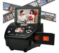 Effortlessly Relive Memories with Our Easy-to-Use Film Scanner, 8.1MP, Supports 135 Slides, 35mm Negatives, Photos & Name Cards, USB Transfer, No Computer Needed