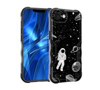 EFGWSDER for iPhone 16e Case,[Dual Layer][10 FT Military Grade Drop Protection] Heavy Duty Shockproof Case for iPhone 16e 6.1" 2025,Astronaut Planet
