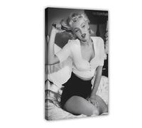 efhavce Marilyn Monroe Film Poster Canvas Poster Wall Art Decor Print Picture Paintings for Living Room Bedroom Decoration 08x12inch(20x30cm)