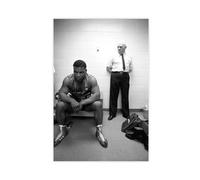 efhavce Mike Tyson Canvas Poster Canvas Poster Wall Art Decor Print Picture Paintings for Living Room Bedroom Decoration 12x18inch(30x45cm)